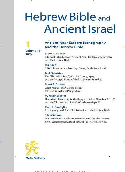Titelbild der Ausgabe 1/2024 von Hebrew Bible and Ancient Israel (HeBAI). Diese Zeitschrift und viele weitere Kunstmagazine und Kulturmagazine als Abo oder epaper bei United Kiosk online kaufen.