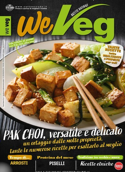 Titelbild der Ausgabe 4/2024 von We Veg . Diese Zeitschrift und viele weitere Kochzeitschriften und Backzeitschriften als Abo oder epaper bei United Kiosk online kaufen.
