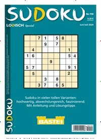 Titelbild der Ausgabe 110/2024 von Sudoku Logisch Spezial. Diese Zeitschrift und viele weitere Groschenromane und Rätselhefte als Abo oder epaper bei United Kiosk online kaufen.