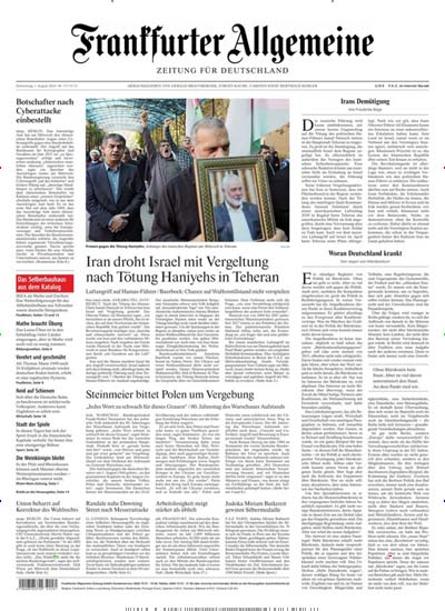 Frankfurter Allgemeine Zeitung F A Z Als Abo