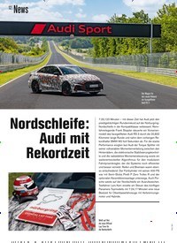 Titelbild der Ausgabe 5/2024 von Nordschleife: Audi mit Rekordzeit. Zeitschriften als Abo oder epaper bei United Kiosk online kaufen.