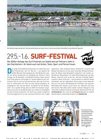 Titelbild der Ausgabe 2/2025 von 29.5. - 1.6. SURF-FESTIVAL. Zeitschriften als Abo oder epaper bei United Kiosk online kaufen.