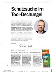 Titelbild der Ausgabe 5/2022 von Schatzsuche im Tool-Dschungel. Zeitschriften als Abo oder epaper bei United Kiosk online kaufen.