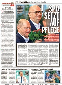 Titelbild der Ausgabe 50/2024 von SPD SETZT AUF PFLEGE. Zeitschriften als Abo oder epaper bei United Kiosk online kaufen.