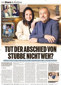 Titelbild der Ausgabe 7/2025 von TUT DER ABSCHIED VON STUBBE NICHT WEH?. Zeitschriften als Abo oder epaper bei United Kiosk online kaufen.