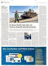 Titelbild der Ausgabe 250/2024 von In dieser Stadt zeigt sich, wie Syriens Zukunft aussehen könnte. Zeitschriften als Abo oder epaper bei United Kiosk online kaufen.