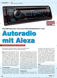 Titelbild der Ausgabe 5/2022 von Autoradio mit Alexa. Zeitschriften als Abo oder epaper bei United Kiosk online kaufen.
