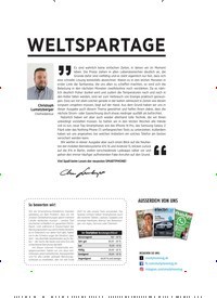 Titelbild der Ausgabe 5/2022 von WELTSPARTAGE. Zeitschriften als Abo oder epaper bei United Kiosk online kaufen.