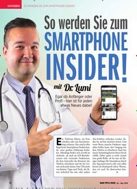 Titelbild der Ausgabe 2/2019 von SO WERDEN SIE ZUM SMARTPHONE-INSIDER: So werden Sie zum SMARTPHONE INSIDER!. Zeitschriften als Abo oder epaper bei United Kiosk online kaufen.