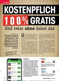 Titelbild der Ausgabe 2/2019 von KOSTENPFLICH TIGE APPS 100% GRATIS: ERHALTEN!. Zeitschriften als Abo oder epaper bei United Kiosk online kaufen.