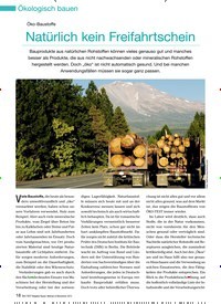 Titelbild der Ausgabe 3/2012 von Öko- Baustoffe: Natürlich kein Freifahrtschein. Zeitschriften als Abo oder epaper bei United Kiosk online kaufen.