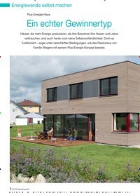 Titelbild der Ausgabe 9/2011 von Plus-Energie-Haus Ein echter Gewinnertyp. Zeitschriften als Abo oder epaper bei United Kiosk online kaufen.