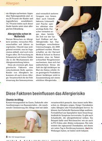 Titelbild der Ausgabe 2/2009 von Diese Faktoren beeinflussen das Allergierisiko. Zeitschriften als Abo oder epaper bei United Kiosk online kaufen.