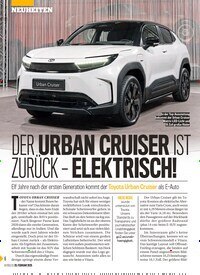 Titelbild der Ausgabe 8/2025 von DER URBAN CRUISER IST ZURÜCK – ELEKTRISCH!. Zeitschriften als Abo oder epaper bei United Kiosk online kaufen.