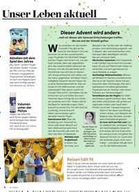 Titelbild der Ausgabe 12/2024 von Dieser Advent wird anders. Zeitschriften als Abo oder epaper bei United Kiosk online kaufen.