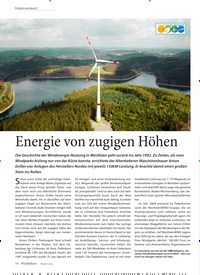 Titelbild der Ausgabe 3/2022 von Energie von zugigen Höhen. Zeitschriften als Abo oder epaper bei United Kiosk online kaufen.