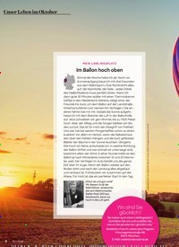 Titelbild der Ausgabe 10/2024 von Im Ballon hoch oben. Zeitschriften als Abo oder epaper bei United Kiosk online kaufen.