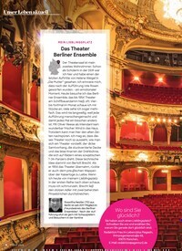 Titelbild der Ausgabe 3/2025 von Das Theater Berliner Ensemble. Zeitschriften als Abo oder epaper bei United Kiosk online kaufen.