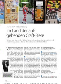Titelbild der Ausgabe 10/2019 von „Auf ein Bier!“ – Mit Daniel Olsberg: Im Land der auf-gehenden Craft-Biere. Zeitschriften als Abo oder epaper bei United Kiosk online kaufen.