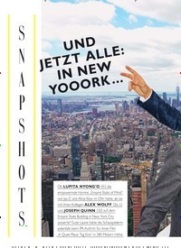 Titelbild der Ausgabe 16/2024 von UND JETZT ALLE: IN NEW YOOORK .... Zeitschriften als Abo oder epaper bei United Kiosk online kaufen.