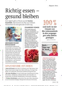 Titelbild der Ausgabe 5/2024 von Richtig essen – gesund bleiben. Zeitschriften als Abo oder epaper bei United Kiosk online kaufen.