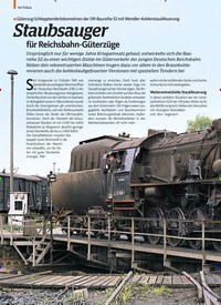 Titelbild der Ausgabe 12/2023 von Staubsauger für Reichsbahn-Güterzüge. Zeitschriften als Abo oder epaper bei United Kiosk online kaufen.