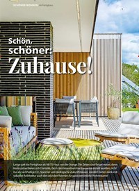 Titelbild der Ausgabe 1/2021 von SCHÖNER WOHNEN im Fertighaus: Schön, schöner: Zuhause!. Zeitschriften als Abo oder epaper bei United Kiosk online kaufen.