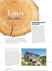 Titelbild der Ausgabe 1/2021 von RATGEBER Trendbaustoff Holz: Einer für alles. Zeitschriften als Abo oder epaper bei United Kiosk online kaufen.