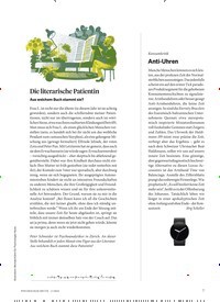 Titelbild der Ausgabe 11/2024 von Die literarische Patientin. Zeitschriften als Abo oder epaper bei United Kiosk online kaufen.