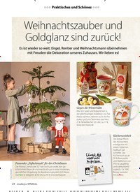 Titelbild der Ausgabe 4/2022 von Weihnachtszauber und Goldglanz sind zurück!. Zeitschriften als Abo oder epaper bei United Kiosk online kaufen.