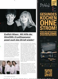 Titelbild der Ausgabe 5/2022 von Endlich Wiesn: Mit Hilfe der SlimCOOL CryoShapewear passt auch das Dirndl wieder!. Zeitschriften als Abo oder epaper bei United Kiosk online kaufen.