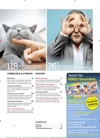 Titelbild der Ausgabe 4/2021 von HORZU Gesundheit. Zeitschriften als Abo oder epaper bei United Kiosk online kaufen.