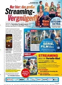 Titelbild der Ausgabe 4/2024 von Nur hier: das große Streaming-Vergnügen!. Zeitschriften als Abo oder epaper bei United Kiosk online kaufen.