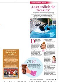 Titelbild der Ausgabe 31/2024 von „Lasst endlich die Orcas frei“. Zeitschriften als Abo oder epaper bei United Kiosk online kaufen.