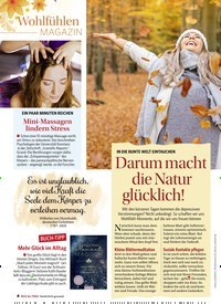Titelbild der Ausgabe 1/2020 von MAGAZIN: IN DIE BUNTE WELT EINTAUCHEN: Darum macht die Natur glücklich!. Zeitschriften als Abo oder epaper bei United Kiosk online kaufen.