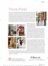 Titelbild der Ausgabe 4/2022 von Think Pink!. Zeitschriften als Abo oder epaper bei United Kiosk online kaufen.