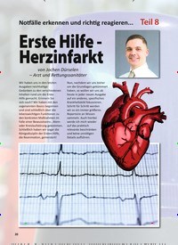 Titelbild der Ausgabe 3/2022 von Erste Hilfe -Herzinfarkt. Zeitschriften als Abo oder epaper bei United Kiosk online kaufen.