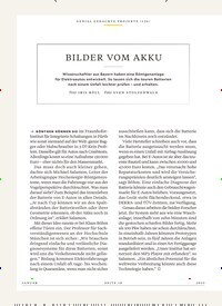 Titelbild der Ausgabe 1/2025 von BILDER VOM AKKU. Zeitschriften als Abo oder epaper bei United Kiosk online kaufen.