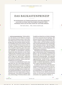 Titelbild der Ausgabe 2/2025 von DAS BAUKASTENPRINZIP. Zeitschriften als Abo oder epaper bei United Kiosk online kaufen.