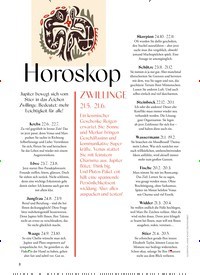 Titelbild der Ausgabe 6/2024 von Horoskop. Zeitschriften als Abo oder epaper bei United Kiosk online kaufen.