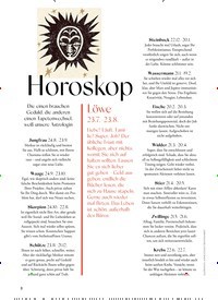 Titelbild der Ausgabe 8/2024 von Horoskop. Zeitschriften als Abo oder epaper bei United Kiosk online kaufen.