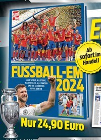 Titelbild der Ausgabe 30/2024 von Das neue EM-BUCH ist da!. Zeitschriften als Abo oder epaper bei United Kiosk online kaufen.