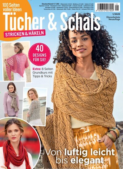 Titelbild der Ausgabe 1/2025 von 100 Seiten voller Ideen. Diese Zeitschrift und viele weitere Modemagazine und DIY-Magazine als Abo oder epaper bei United Kiosk online kaufen.