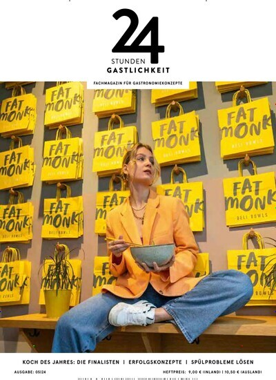 Titelbild der Ausgabe 5/2024 von 24 Stunden Gastlichkeit. Diese Zeitschrift und viele weitere Gastronomiezeitschriften, Fashionmagazine, Beautymagazine als Abo oder epaper bei United Kiosk online kaufen.