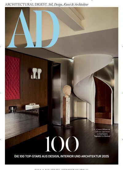 Titelbild der Ausgabe 2/2025 von AD Architectural Digest. Diese Zeitschrift und viele weitere Gartenzeitschriften und Wohnzeitschriften als Abo oder epaper bei United Kiosk online kaufen.