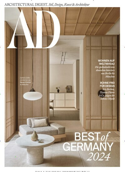 Titelbild der Ausgabe 10/2024 von AD Architectural Digest. Diese Zeitschrift und viele weitere Gartenzeitschriften und Wohnzeitschriften als Abo oder epaper bei United Kiosk online kaufen.