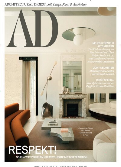 Titelbild der Ausgabe 11/2024 von AD Architectural Digest. Diese Zeitschrift und viele weitere Gartenzeitschriften und Wohnzeitschriften als Abo oder epaper bei United Kiosk online kaufen.