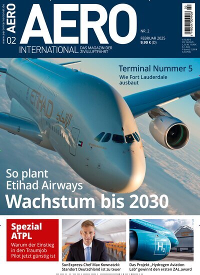 Titelbild der Ausgabe 2/2025 von Aero International. Diese Zeitschrift und viele weitere Reisemagazine, Freizeitmagazine und Wissensmagazine als Abo oder epaper bei United Kiosk online kaufen.