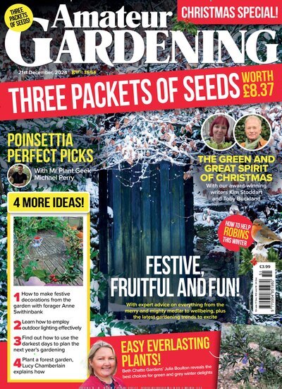 Titelbild der Ausgabe 26/2024 von Amateur Gardening. Diese Zeitschrift und viele weitere Gartenzeitschriften und Wohnzeitschriften als Abo oder epaper bei United Kiosk online kaufen.