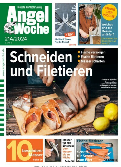 Titelbild der Ausgabe 201/2024 von AngelWoche. Diese Zeitschrift und viele weitere Sportmagazine als Abo oder epaper bei United Kiosk online kaufen.